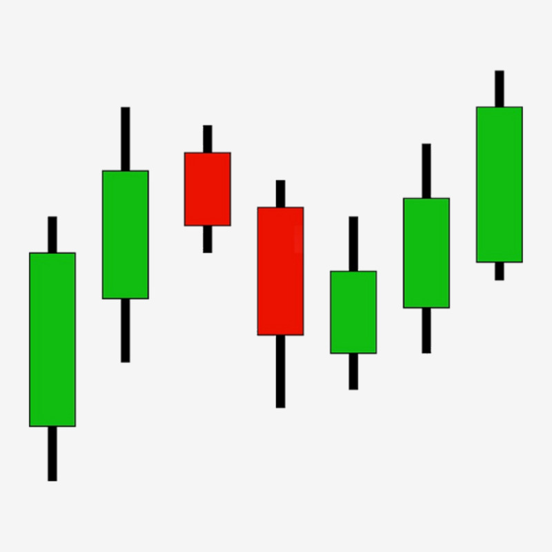 Candlestick Stock Market Graph Adjustable Cap by cm-arts | Artistshot