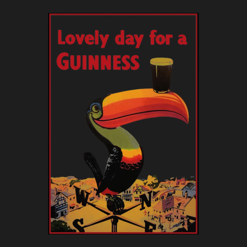 Lovely Day For A Guinness Letter Classic T-shirt | Artistshot