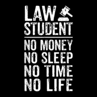 Law School   No Money Sleep Time & Life   Law Student Cropped Hoodie | Artistshot