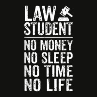 Law School   No Money Sleep Time & Life   Law Student Scorecard Crop Tee | Artistshot