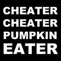 Cheater Cheater Pumpkin Eater Pun Funny Halloween Costume T Shirt Adjustable Cap | Artistshot