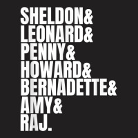 Best Friends Sheldon Leonard Penny Howard Raj Tv Fan Gift T Shirt T-shirt | Artistshot