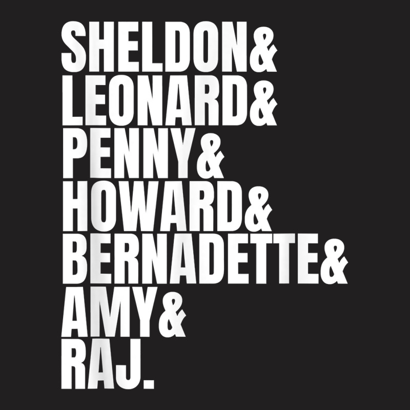 Best Friends Sheldon Leonard Penny Howard Raj Tv Fan Gift T Shirt T-shirt | Artistshot