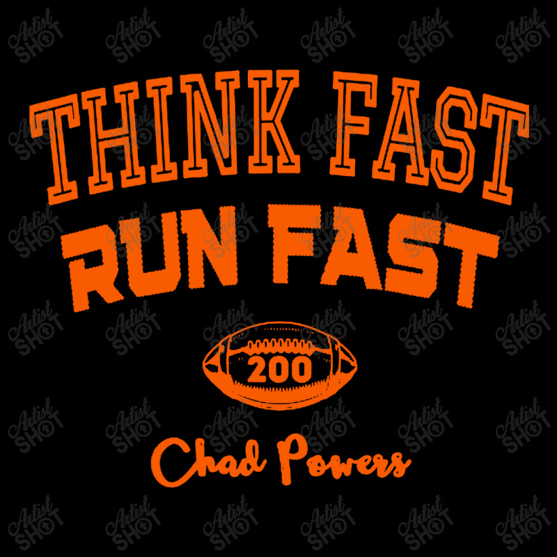 Think Fast Run Fast Chad Powers V-Neck Tee by Luluran | Artistshot