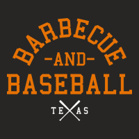 Bbq And Baseball Ladies Fitted T-shirt | Artistshot