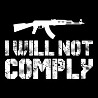 I Will Not Comply Maternity Scoop Neck T-shirt | Artistshot