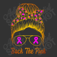 Awareness Shirts Women Back The Pink Messy Bun Baby Bodysuit | Artistshot