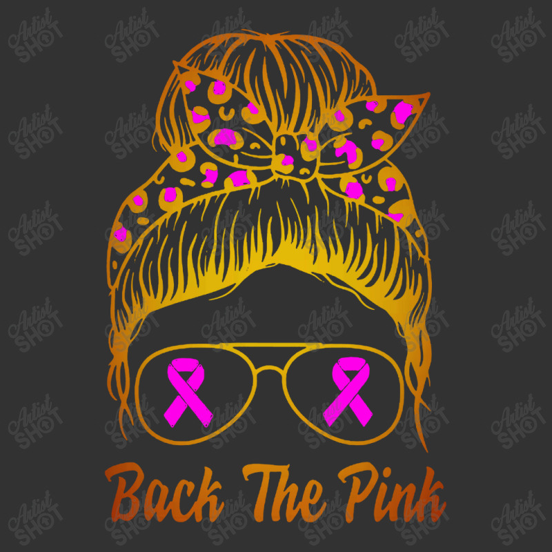 Awareness Shirts Women Back The Pink Messy Bun Baby Bodysuit | Artistshot