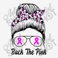 Awareness Shirts Women Back The Pink Messy Bun Baby Beanies | Artistshot