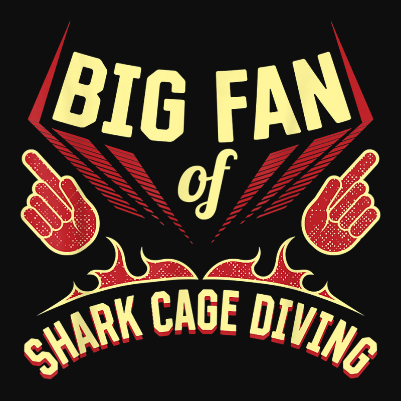 Big Fan Of Shark Cage Diving Sports Player Games Athlete T Shirt Crop Top by cm-arts | Artistshot