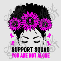 Awareness Support Squad Messy Bun Pink Warrior Exclusive T-shirt | Artistshot