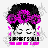 Awareness Support Squad Messy Bun Pink Warrior Youth 3/4 Sleeve | Artistshot