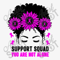 Awareness Support Squad Messy Bun Pink Warrior Champion Hoodie | Artistshot