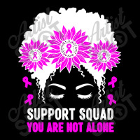 Awareness Support Squad Messy Bun Pink Warrior Adjustable Cap | Artistshot