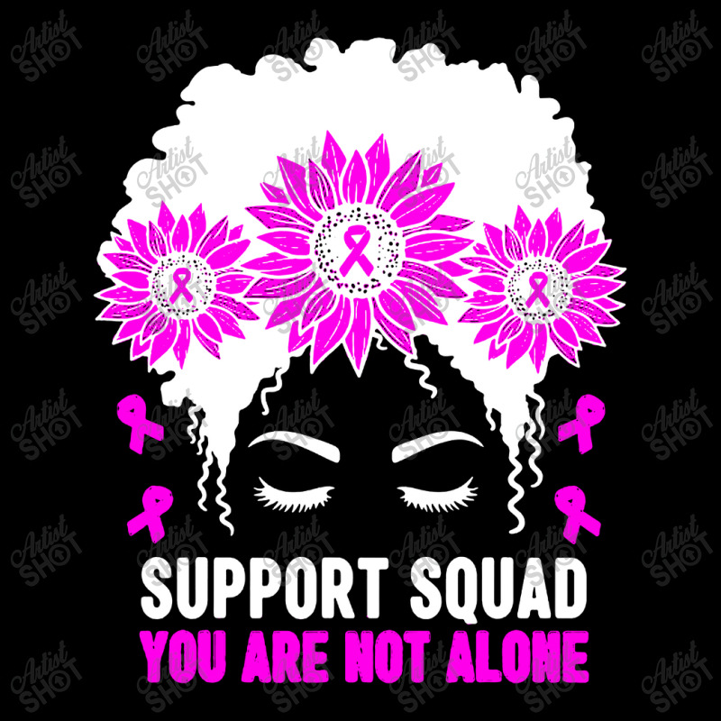 Awareness Support Squad Messy Bun Pink Warrior Adjustable Cap | Artistshot