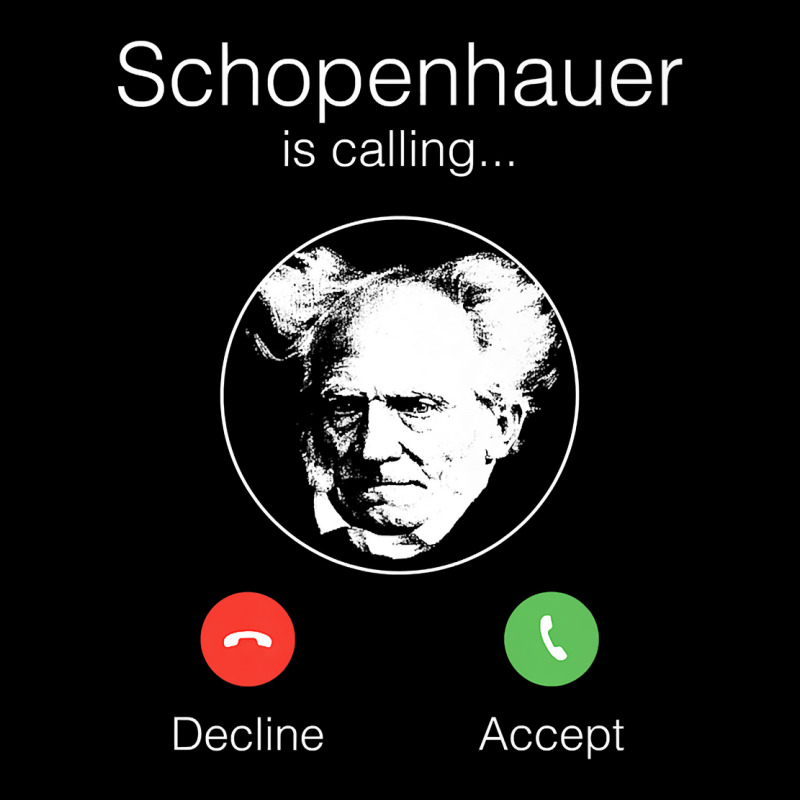 Schopenhauer Is Calling   Nihilist Philosophy Premium T Shirt Adjustable Cap by cm-arts | Artistshot