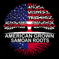 American Grown Samoan Roots Samoa Flag T Shirt Cropped Hoodie | Artistshot