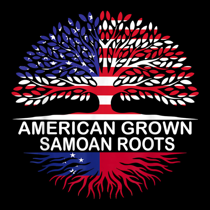 American Grown Samoan Roots Samoa Flag T Shirt Cropped Hoodie by cm-arts | Artistshot