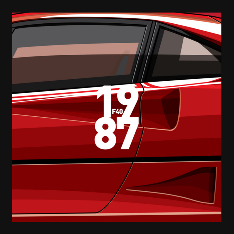 F40 Production 1987 License Plate Frame | Artistshot