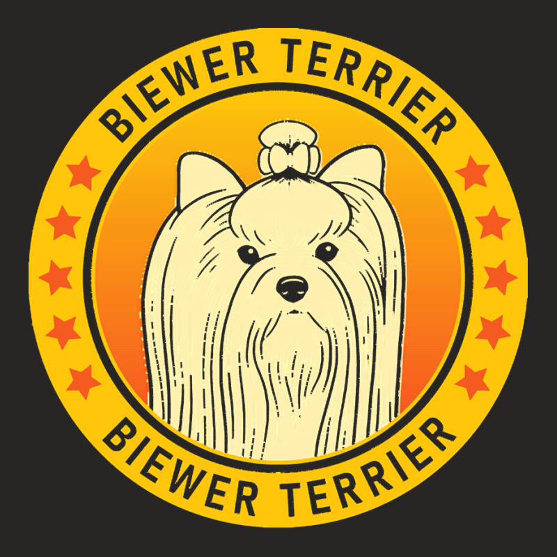 Biewer Terrier Biewer Terrier Dog Portrait Ladies Fitted T-Shirt by netheriteshepherd | Artistshot