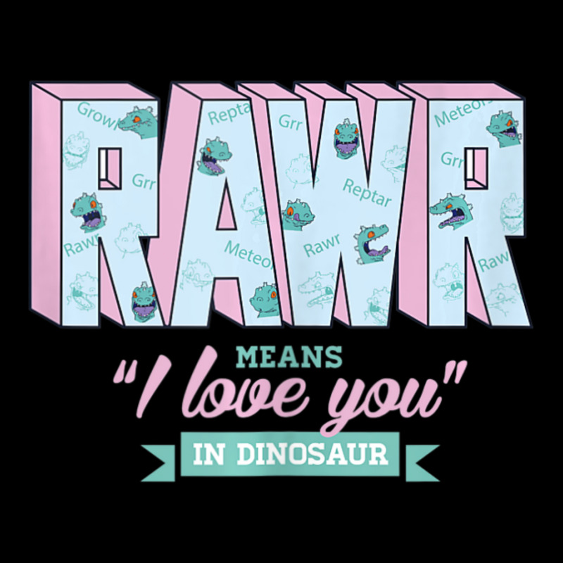 Rugrats Rawr Means I Love You In Dinosaur Adjustable Cap | Artistshot