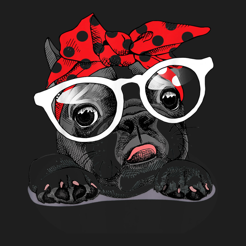 Cute French Bulldog In A Headband & With Glasses T Shirt Classic T-shirt by cm-arts | Artistshot