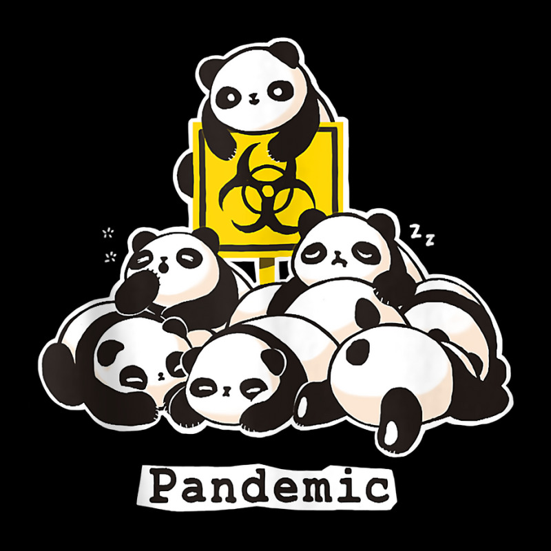 Cute Panda Funny Pandemic Tank Top Cropped Hoodie | Artistshot