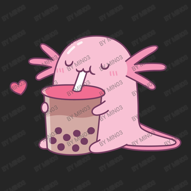 Chubby Axolotl Enjoys Bubble Tea Unisex Hoodie | Artistshot