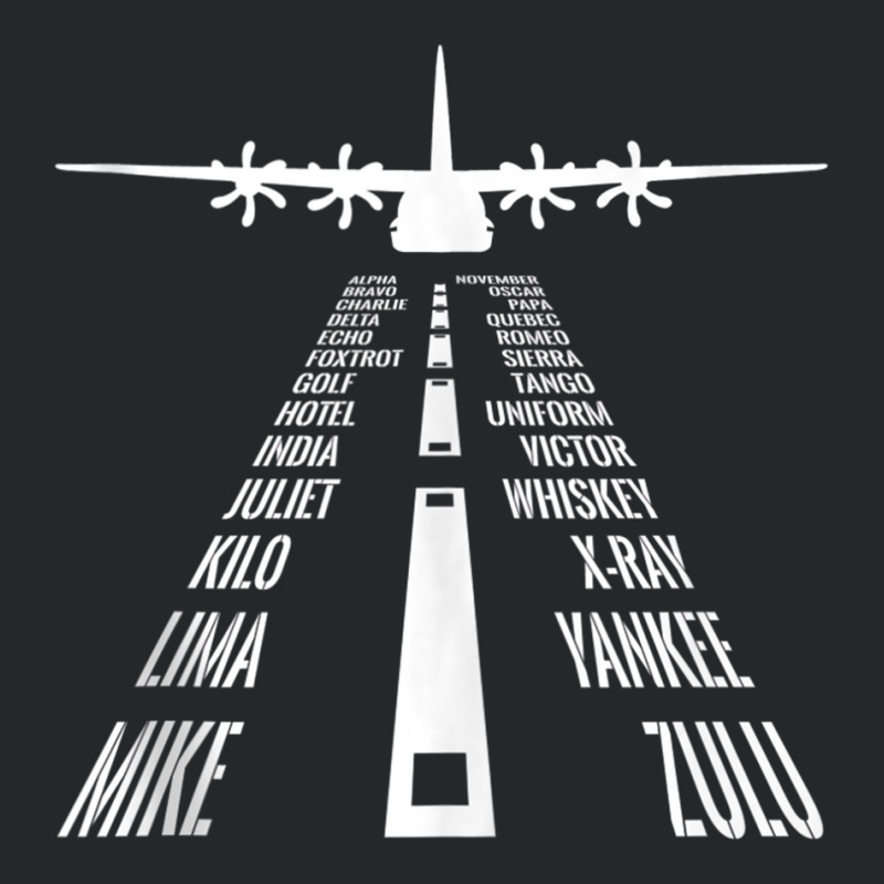 C 130 Hercules Pilot Phonetic Alphabet Runway Flying C130 Tank Top Crewneck Sweatshirt | Artistshot