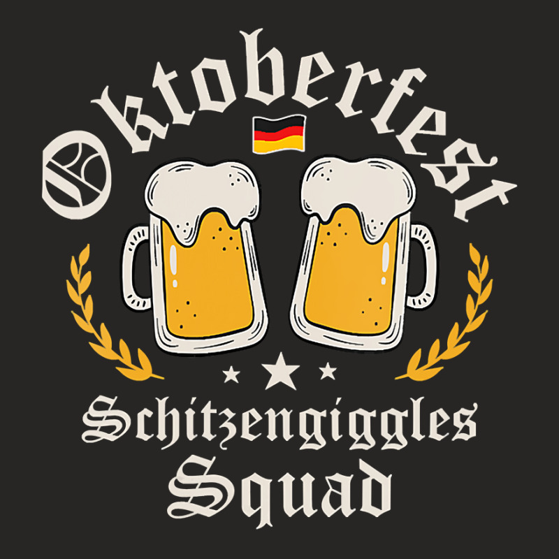 Womens Oktoberfest Party Novelty Bavarian Drinking Squad Design V Neck Ladies Fitted T-Shirt by WZ90 | Artistshot