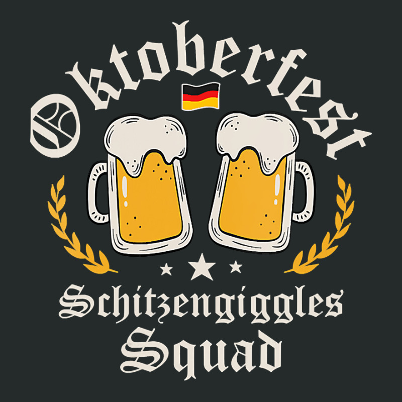 Womens Oktoberfest Party Novelty Bavarian Drinking Squad Design V Neck Women's Triblend Scoop T-shirt by WZ90 | Artistshot