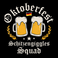 Womens Oktoberfest Party Novelty Bavarian Drinking Squad Design V Neck Cropped Hoodie | Artistshot