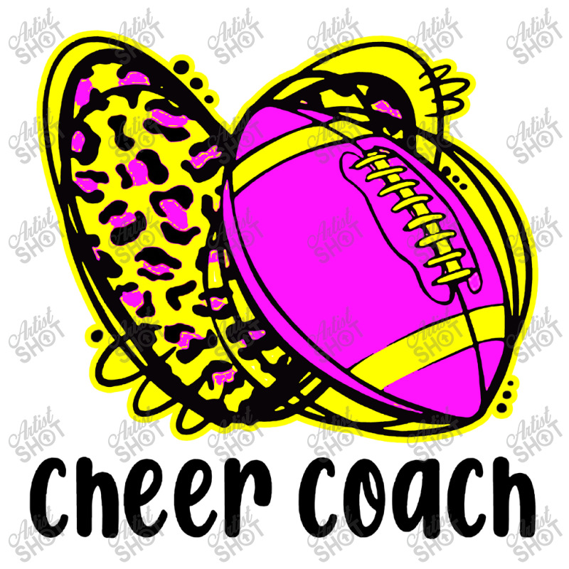 Cheer Coach Leopard Cheerleading Football Mom Unisex Hoodie | Artistshot