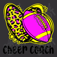 Cheer Coach Leopard Cheerleading Football Mom Vintage Hoodie And Short Set | Artistshot