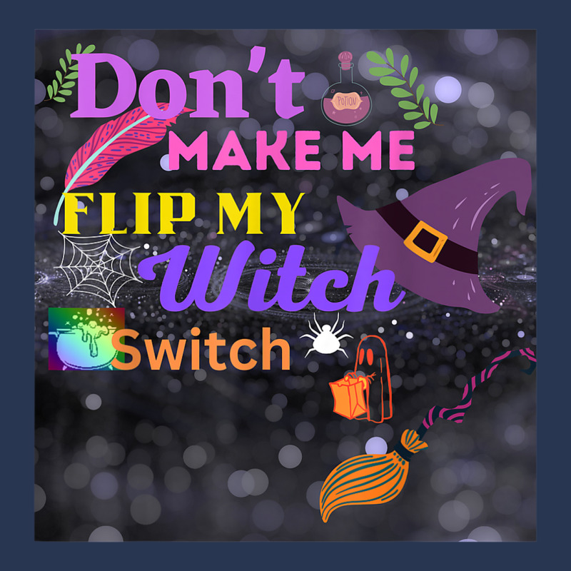 Don't Make Me Flip My Switch Halloween Men Denim Jacket | Artistshot