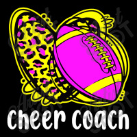 Cheer Coach Leopard Cheerleading Football Mom Adjustable Cap | Artistshot