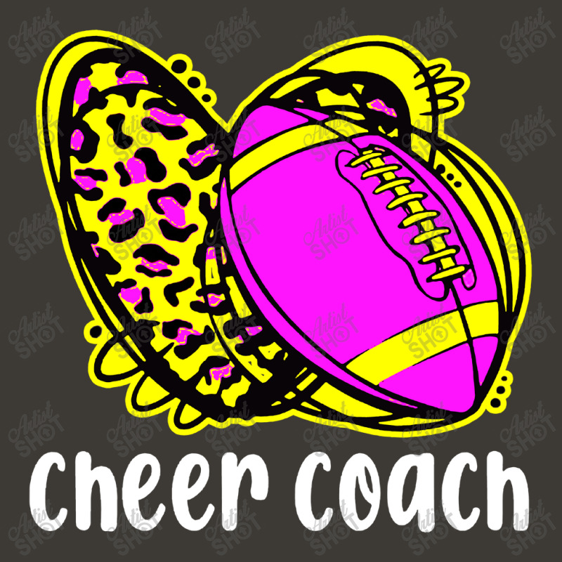 Cheer Coach Leopard Cheerleading Football Mom Bucket Hat | Artistshot