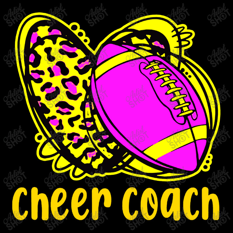 Cheer Coach Leopard Cheerleading Football Mom Lightweight Hoodie | Artistshot