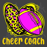 Cheer Coach Leopard Cheerleading Football Mom Vintage T-shirt | Artistshot