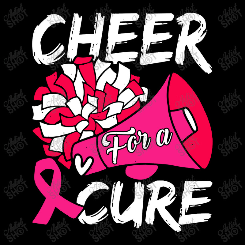 Cheer For Cure Pink Ribbon Awareness Women Pocket T-shirt | Artistshot