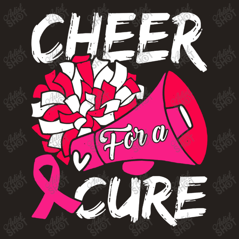 Cheer For Cure Pink Ribbon Awareness Women Tank Top | Artistshot