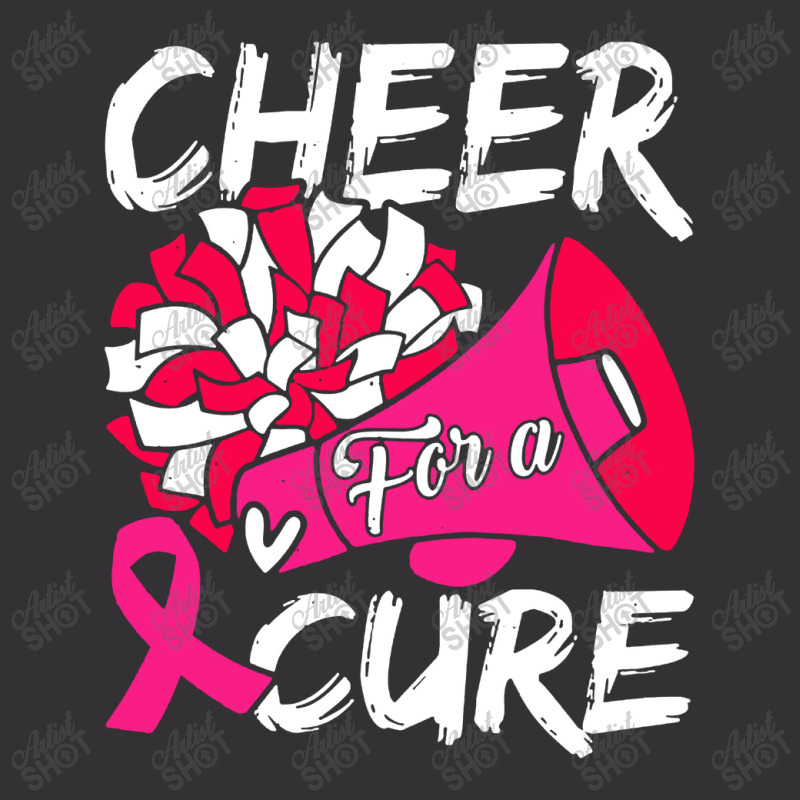 Cheer For Cure Pink Ribbon Awareness Women Vintage Short | Artistshot