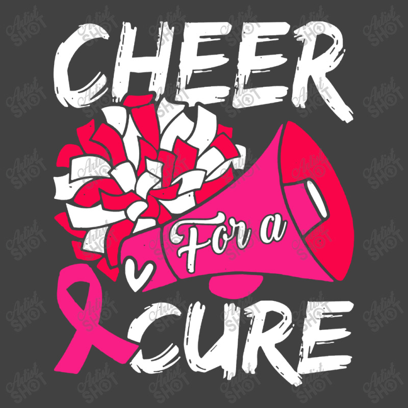 Cheer For Cure Pink Ribbon Awareness Women Vintage T-shirt | Artistshot