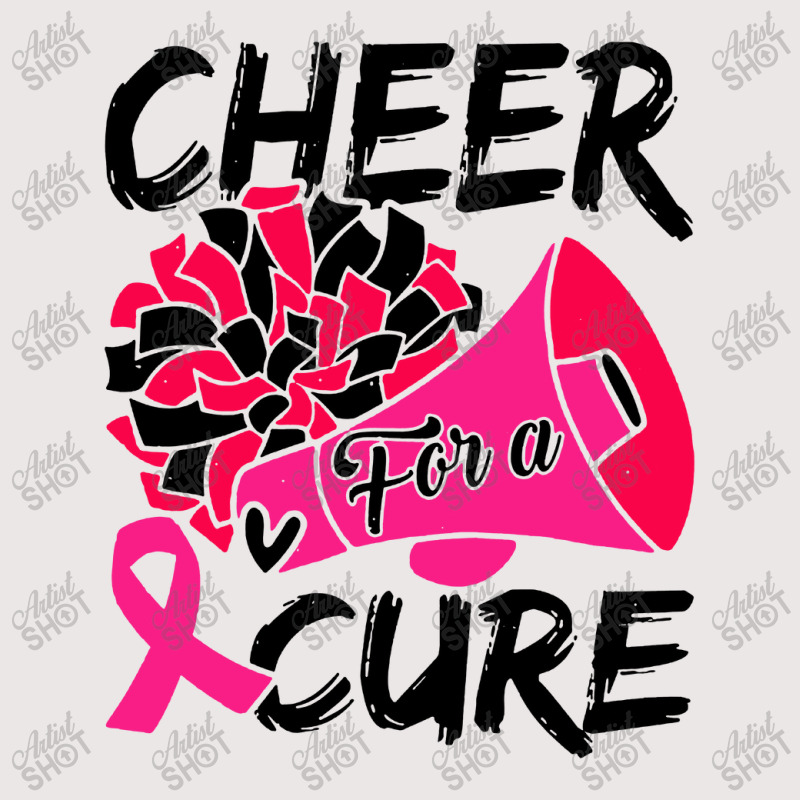 Cheer For Cure Pink Ribbon Awareness Women Pocket T-shirt | Artistshot