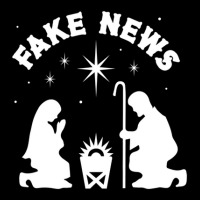 Jesus Is Born Fake News Atheist Christmas Anti Religion Anti Church Na Fleece Short | Artistshot