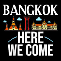 Bangkok Thailand City Trip Skyline Map Pocket T-shirt | Artistshot