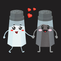 Salt And Pepper Shaker Couple Gift For Chefs And Cooks T-shirt | Artistshot