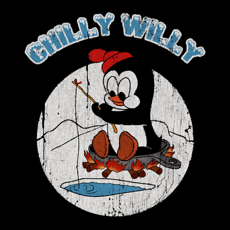 Distressed Chilly Willy Women's V-Neck T-Shirt by CherriScott | Artistshot