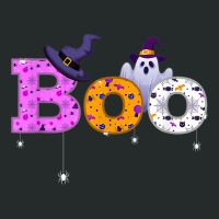 Boo Halloween Scary Witch Hat Ghosts Women's Triblend Scoop T-shirt | Artistshot