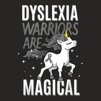 Dyslexia Magical Unicorn Learning Disability Dyslexic Alexia T Shirt Ladies Fitted T-shirt | Artistshot